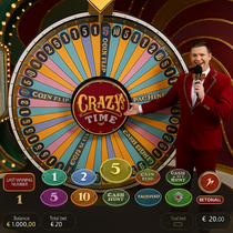Betista - Crazy Time Game - Evolution Gaming Live Casino